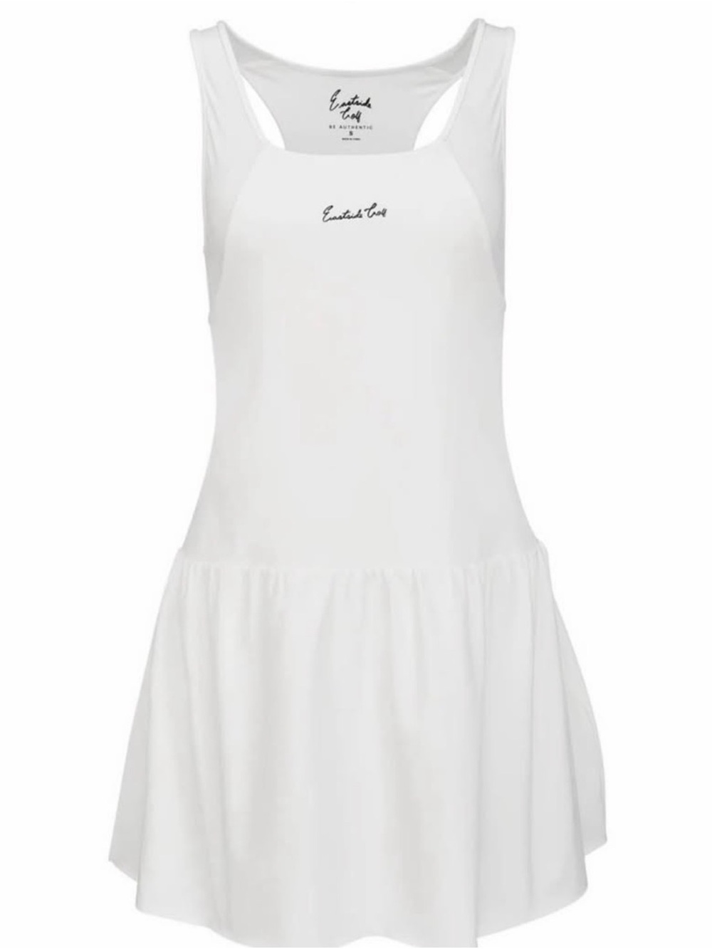 NWT White Racerback Golf Dress